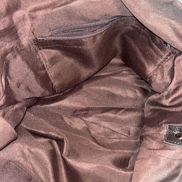 Dironna brown canvas messenger bag - Picture 6 of 7